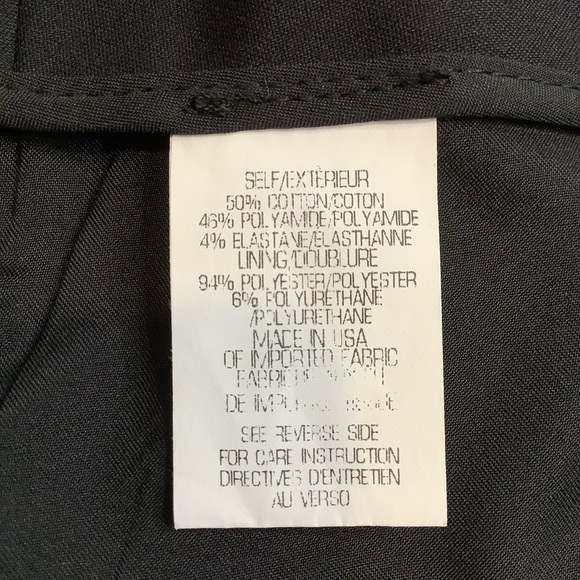 THEORY Bedina Pavia Black Tailored Ankle Trousers Size 8 - Picture 10 of 13